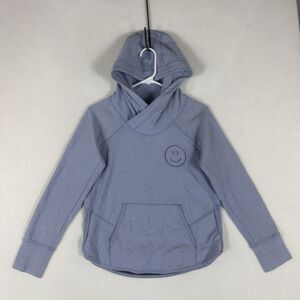 Lululemon Time Out Hoodie Womens 6 Blue Pullover Athletic Casual Gym Run Stretch